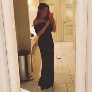 Vince Camuto off the shoulder gown